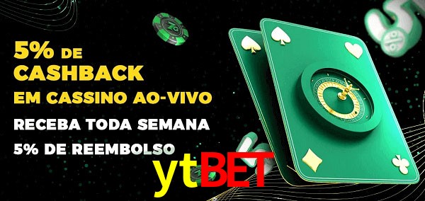 Promoções do cassino ao Vivo ytbet